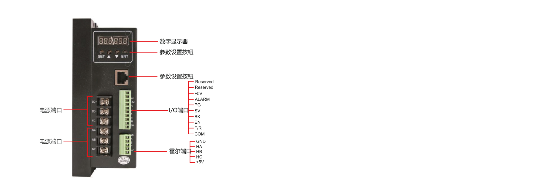 PBLD-L48300D brushless motor driver connection diagram
